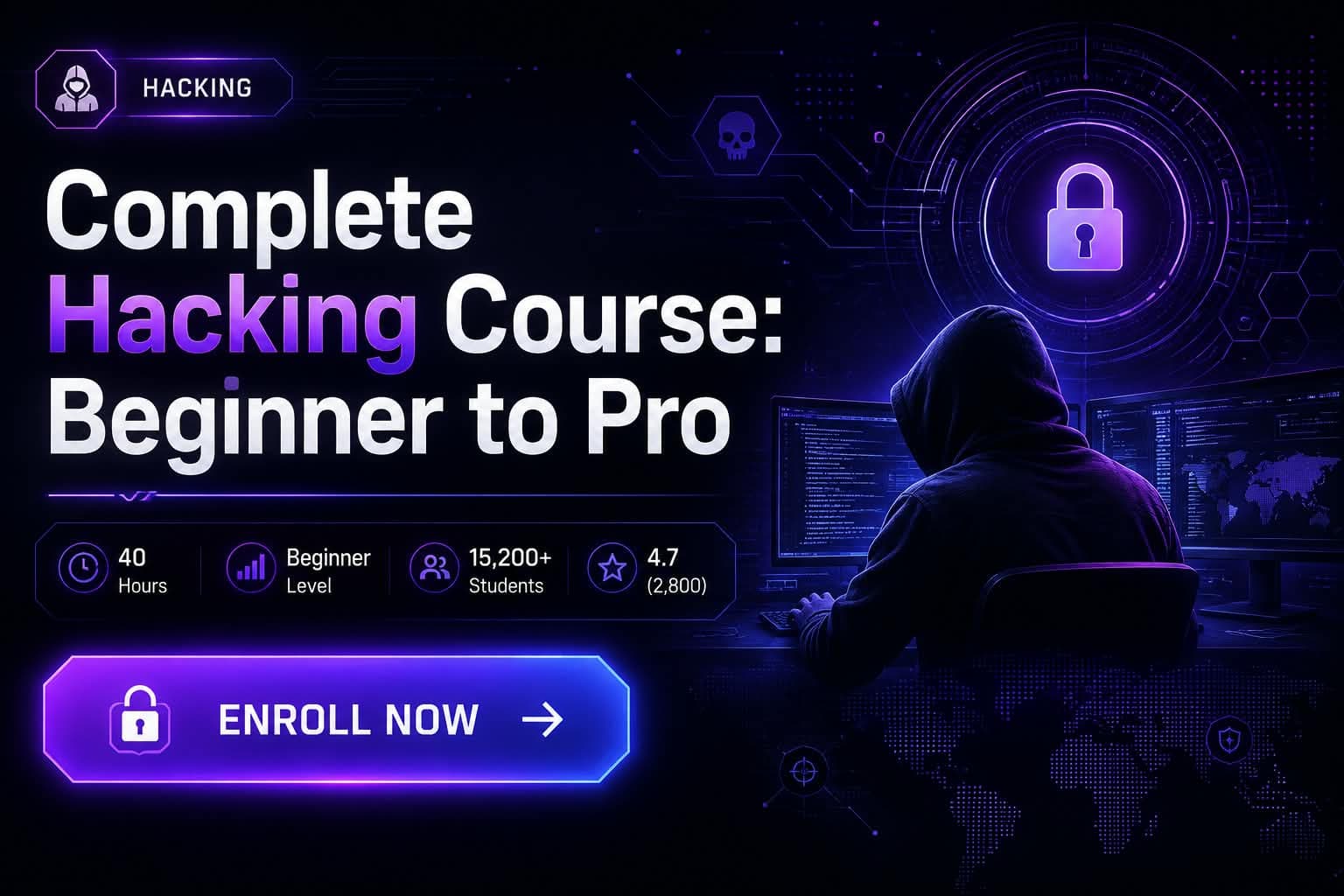 Complete Hacking Course: Beginner to Pro
