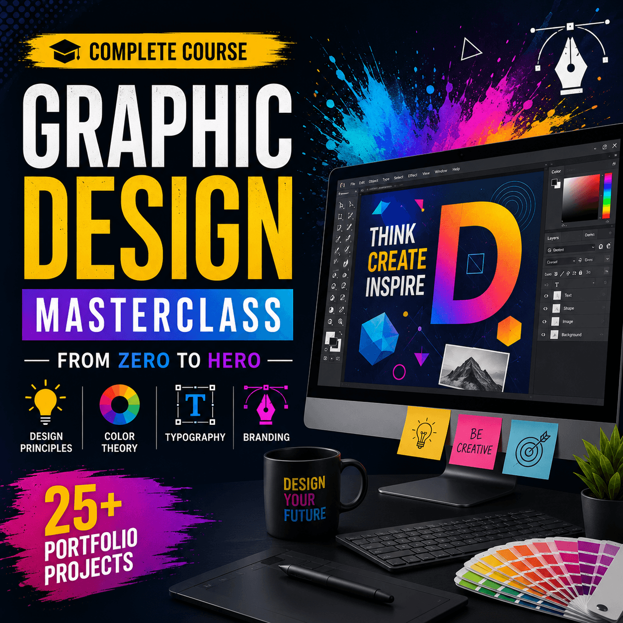 Graphic Design Masterclass: From Zero to Hero