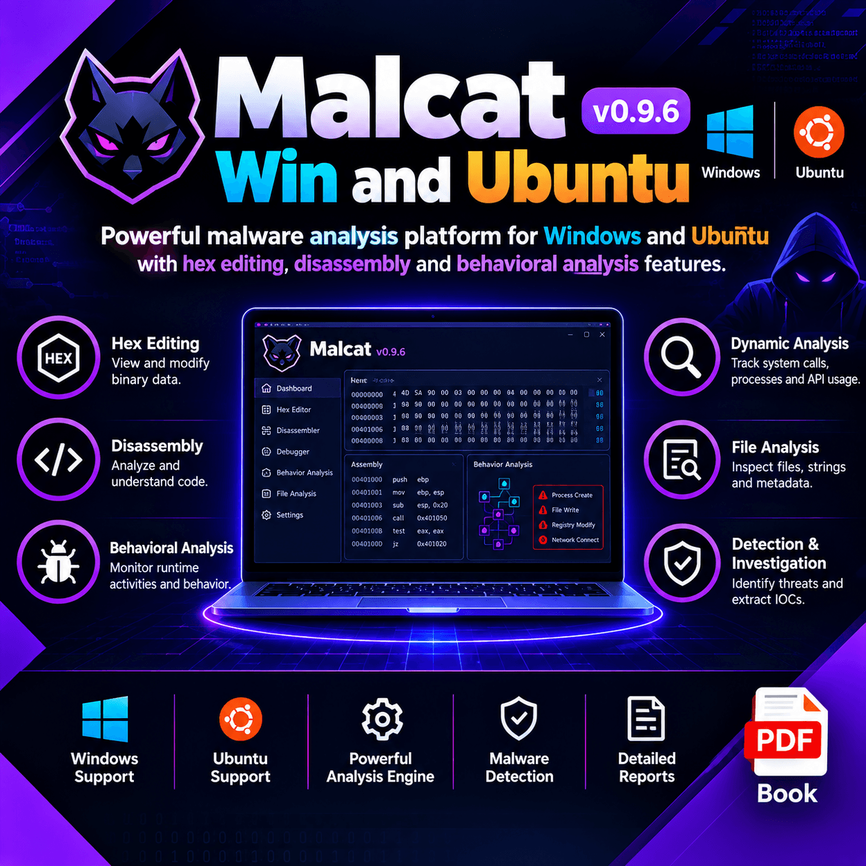 Malcat v0.9.6 Win and Ubuntu — Tools tool at EduBazar.shop